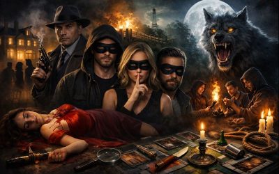 Het verschil tussen moordspel, live cluedo, wie is de mol en weerwolven