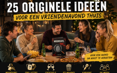 25 Originele ideeën voor een vriendenavond thuis